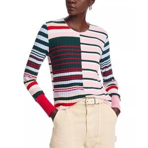 Aldo Martins Teide Colorblock Striped Sweater L/S Size Medium